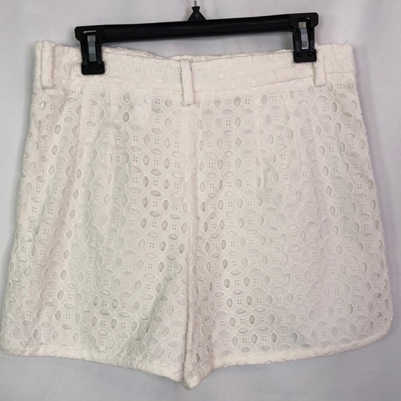 Zara Women's White Lace Shorts   Size L - Picture 7 of 8